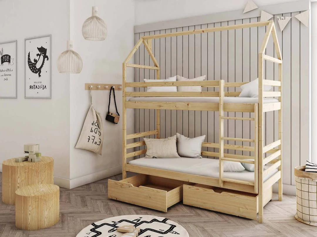 Wooden Bunk Bed Alex With Storage - Image 3
