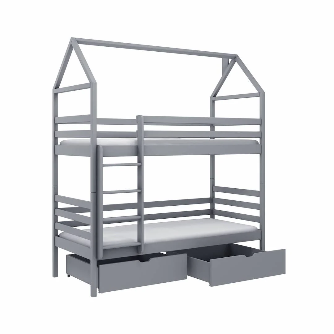 Wooden Bunk Bed Alex With Storage - Image 5