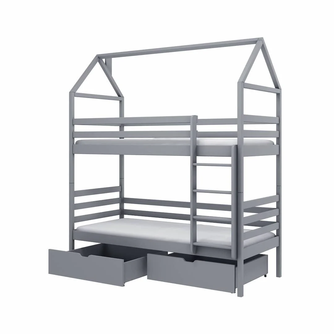 Wooden Bunk Bed Alex With Storage - Image 6