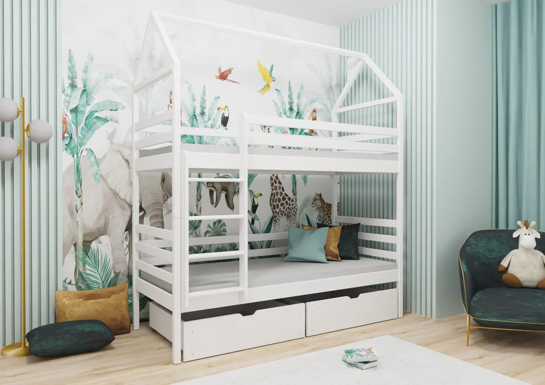 Wooden Bunk Bed Alex With Storage - Image 7