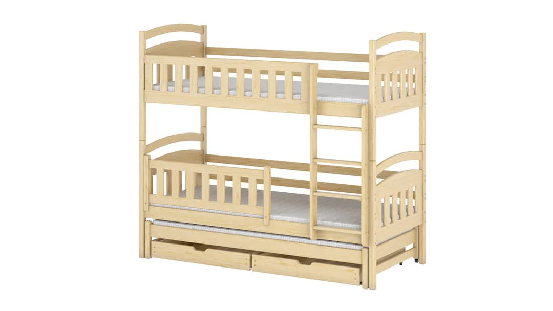 Blanka Bunk Bed with Trundle and Storage - Image 13