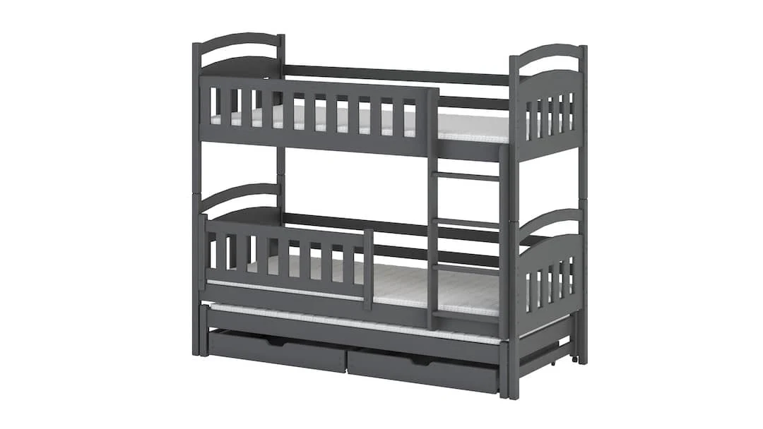 Blanka Bunk Bed with Trundle and Storage - Image 20