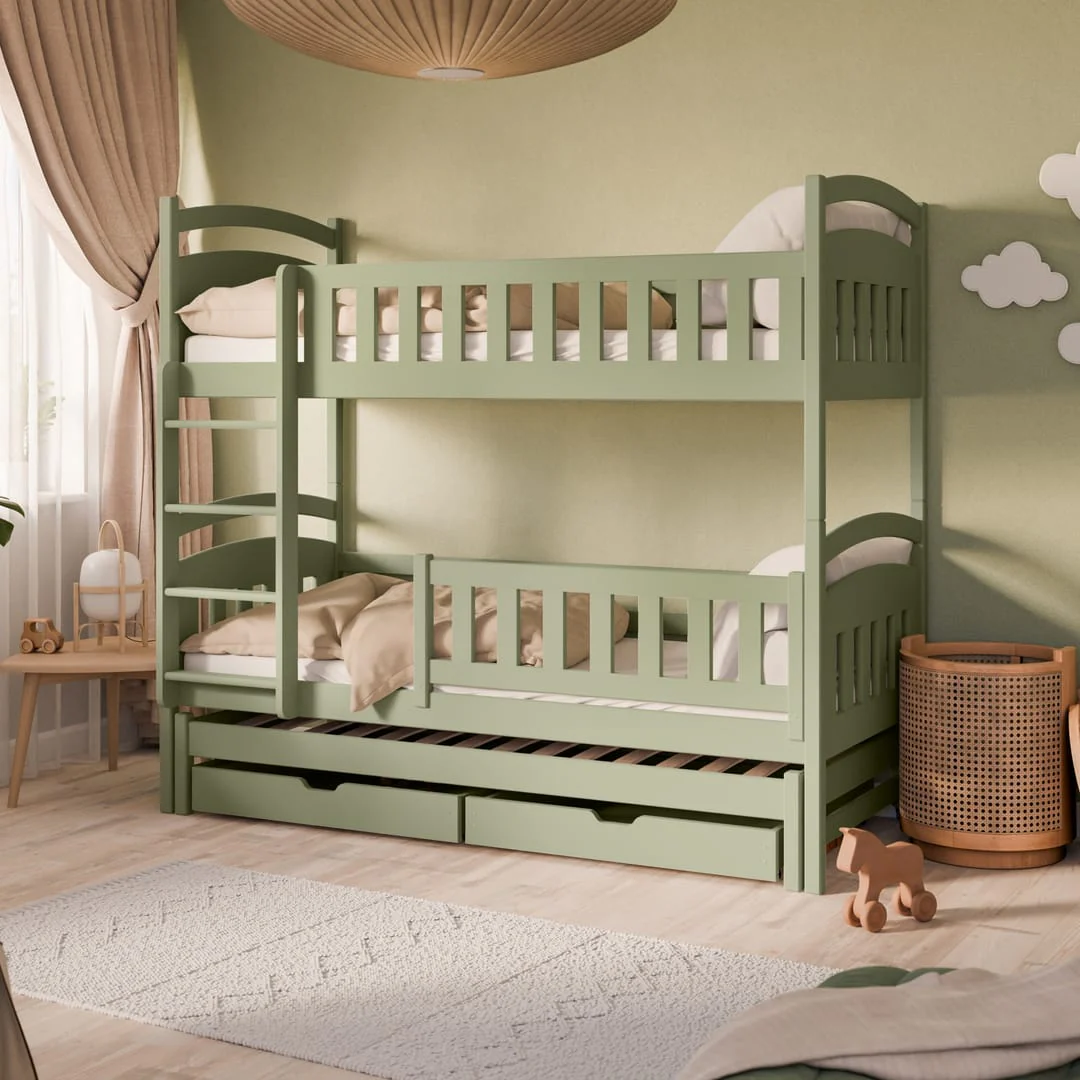 Blanka Bunk Bed with Trundle and Storage - Image 21