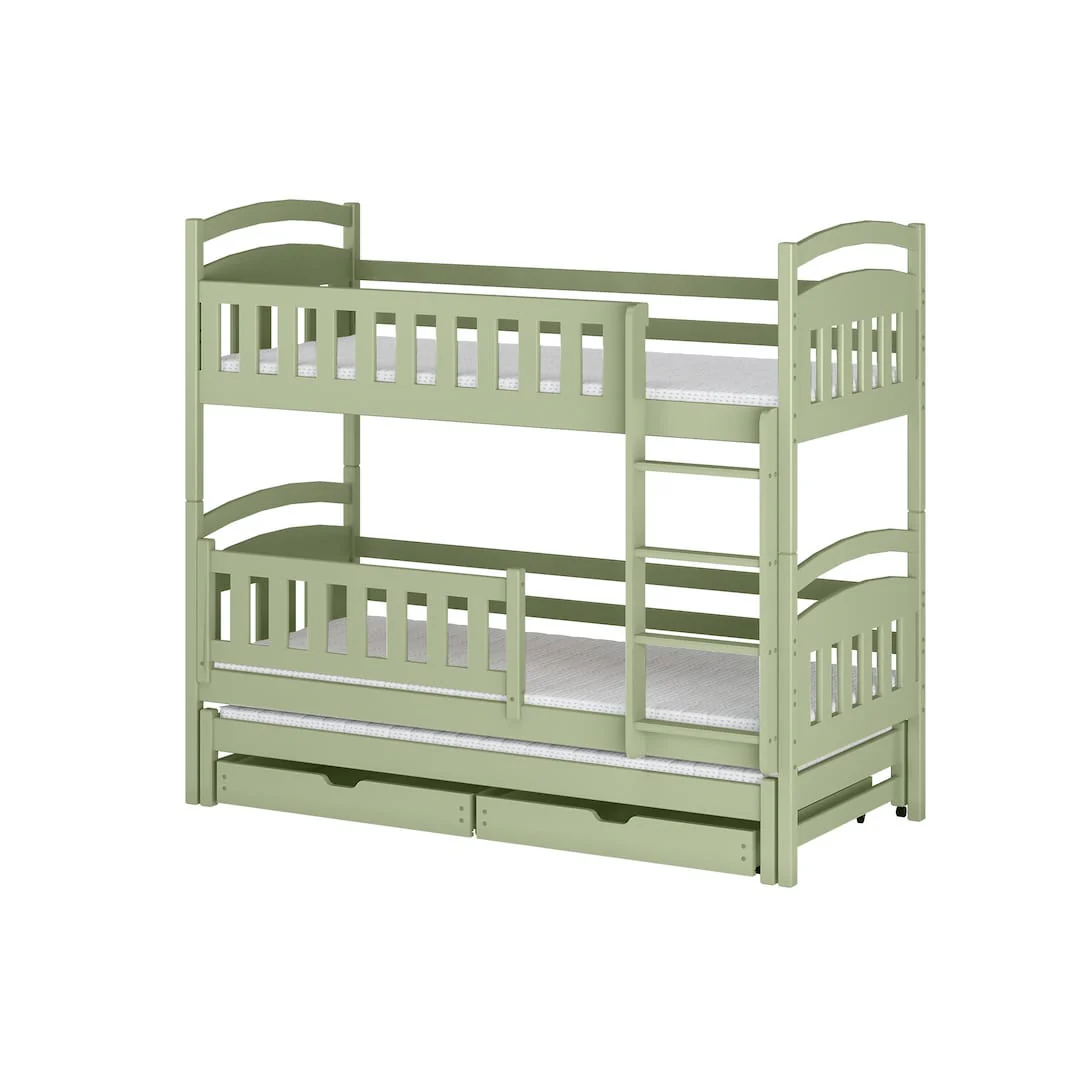 Blanka Bunk Bed with Trundle and Storage - Image 22