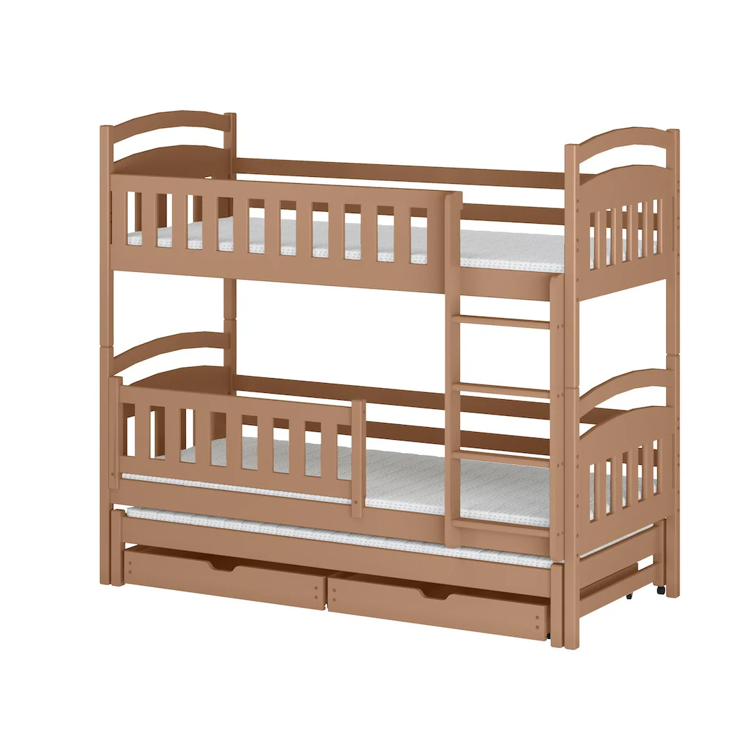 Blanka Bunk Bed with Trundle and Storage - Image 23