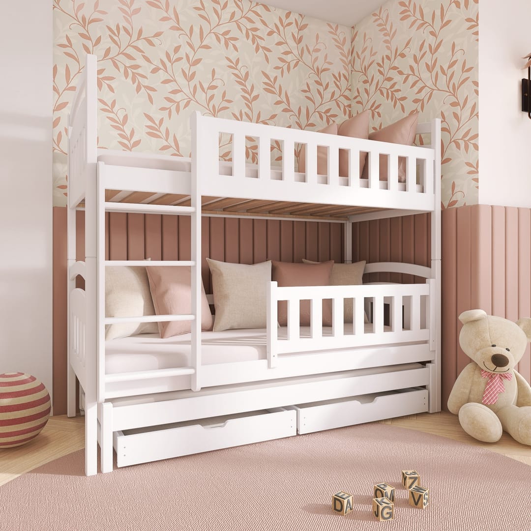 Blanka Bunk Bed with Trundle and Storage - Image 3