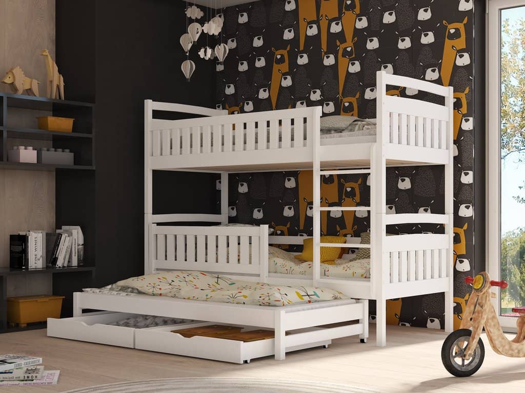 Blanka Bunk Bed with Trundle and Storage - Image 5