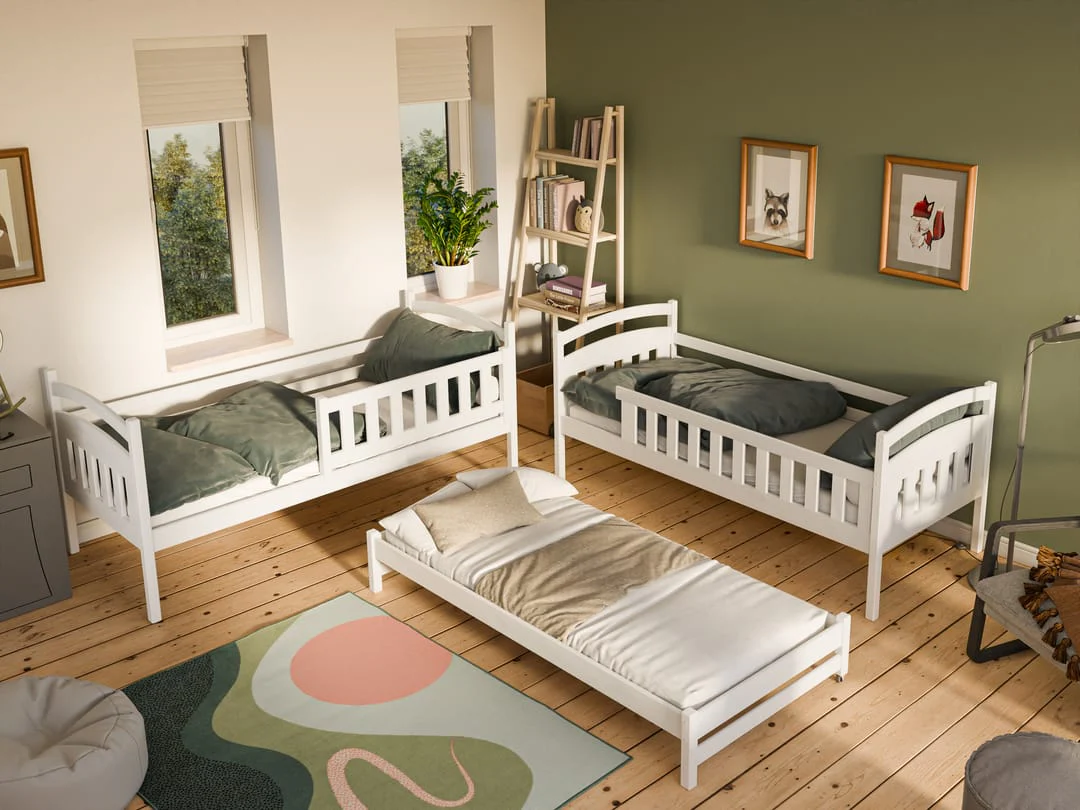 Blanka Bunk Bed with Trundle and Storage - Image 6
