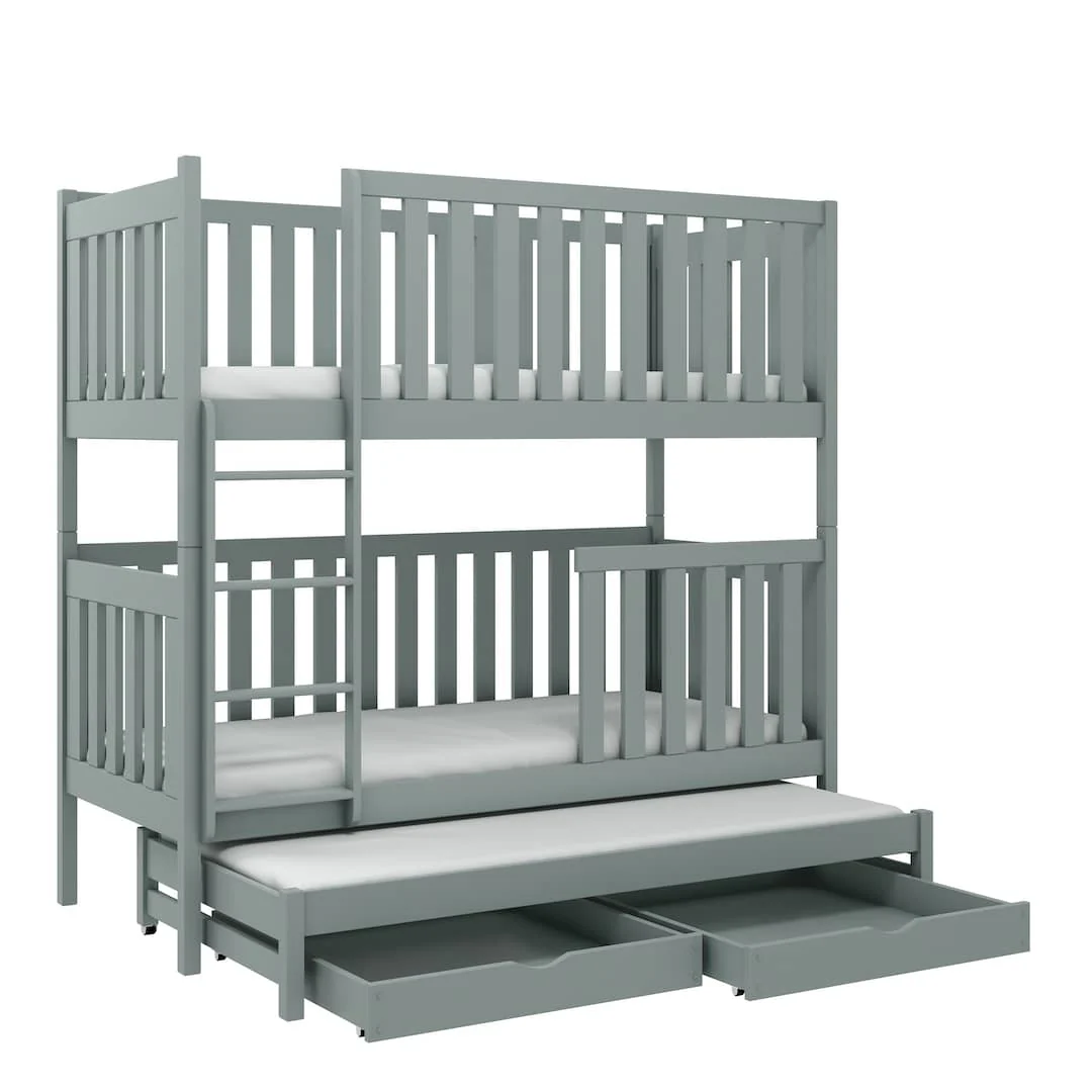 Emily Bunk Bed with Trundle and Storage - Image 10