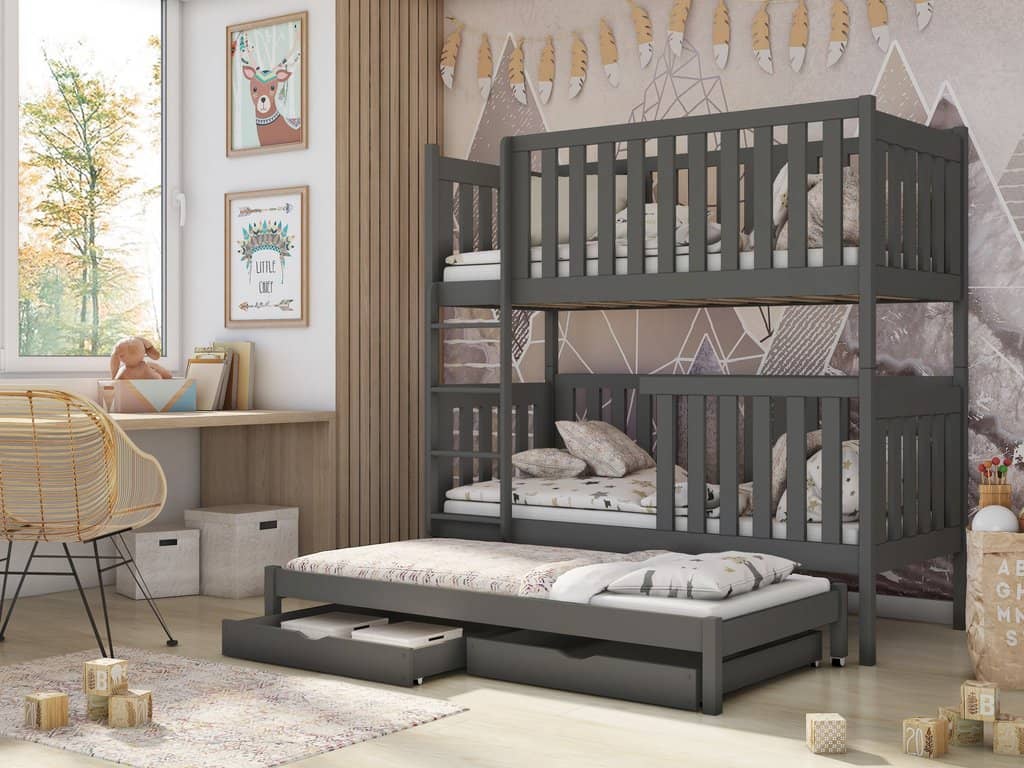 Emily Bunk Bed with Trundle and Storage - Image 12