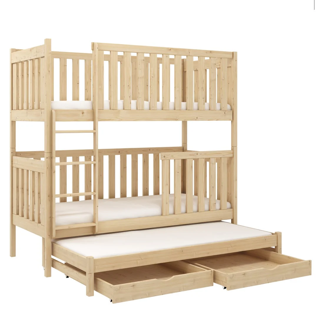 Emily Bunk Bed with Trundle and Storage - Image 14