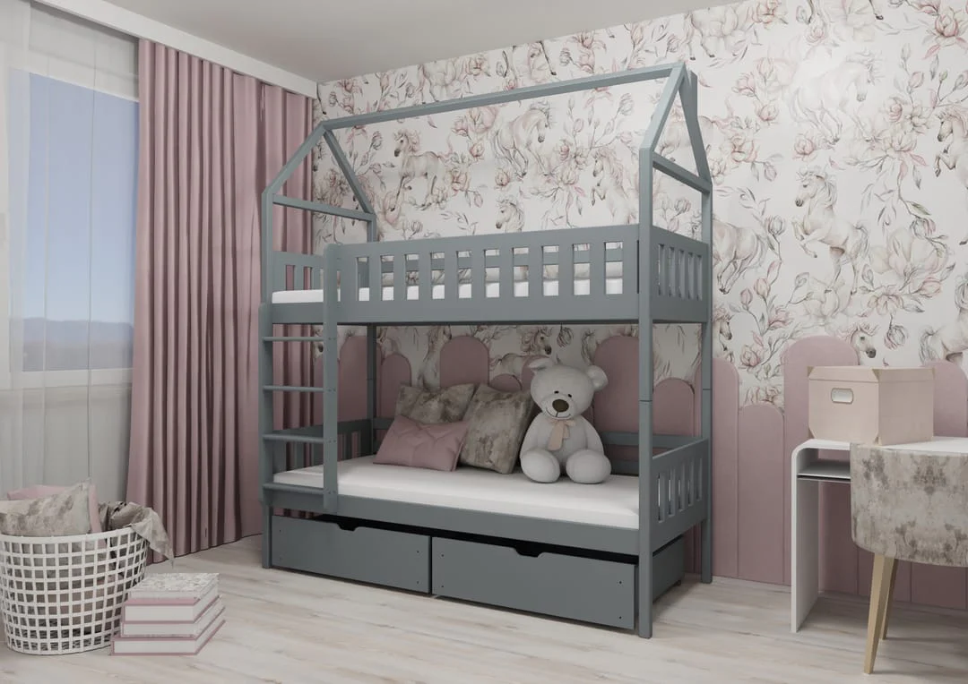 Wooden Bunk Bed Gaja With Storage - Image 11