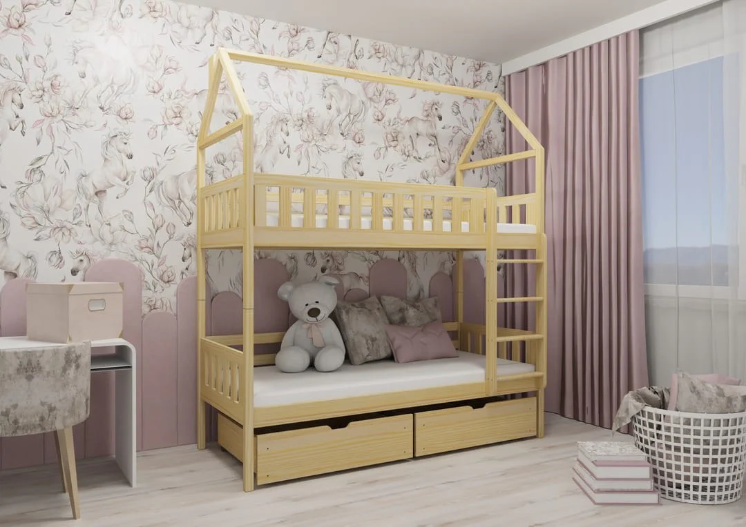 Wooden Bunk Bed Gaja With Storage - Image 12