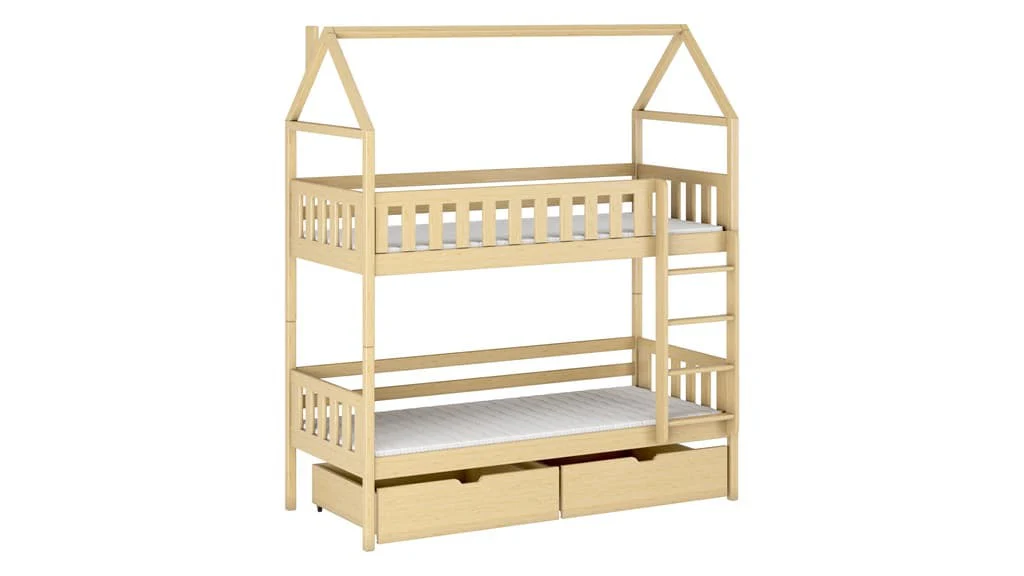 Wooden Bunk Bed Gaja With Storage - Image 16