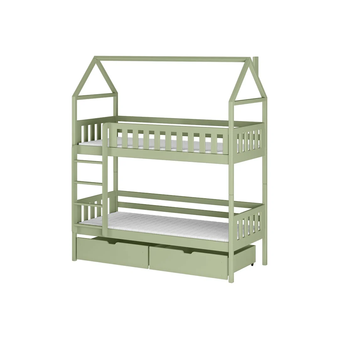 Wooden Bunk Bed Gaja With Storage - Image 19