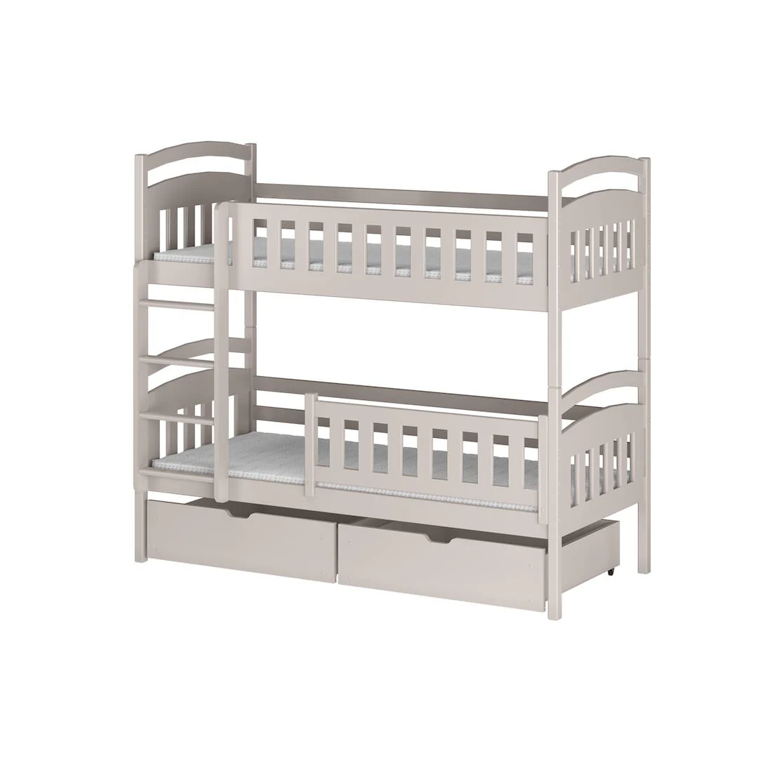 Wooden Bunk Bed Ignas with Storage - Image 14