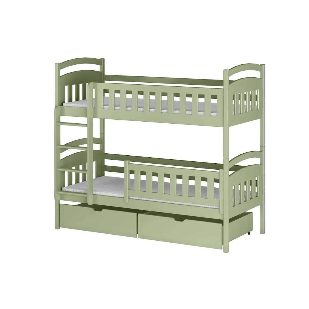 Wooden Bunk Bed Ignas with Storage - Image 16