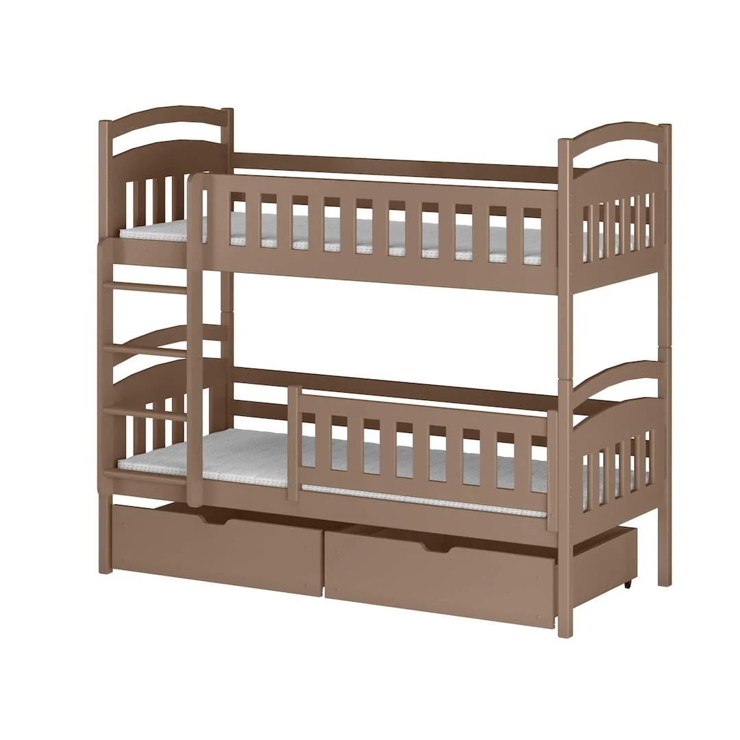 Wooden Bunk Bed Ignas with Storage - Image 18