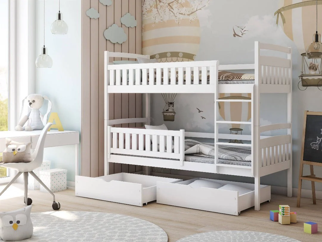 Wooden Bunk Bed Ignas with Storage - Image 3