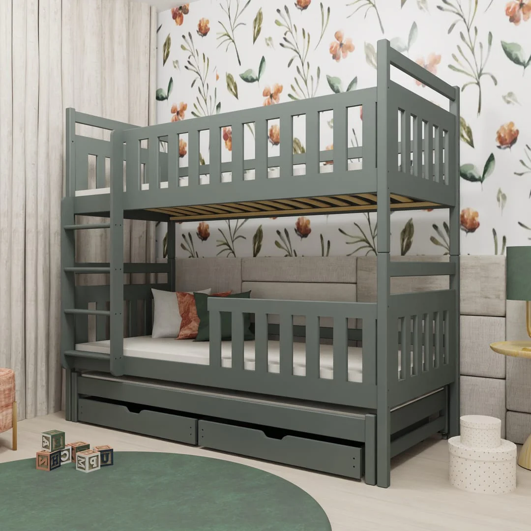 Klara Bunk Bed with Trundle and Storage - Image 6