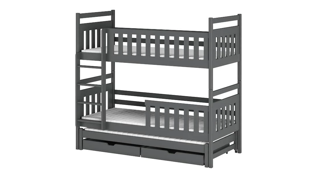 Klara Bunk Bed with Trundle and Storage - Image 9
