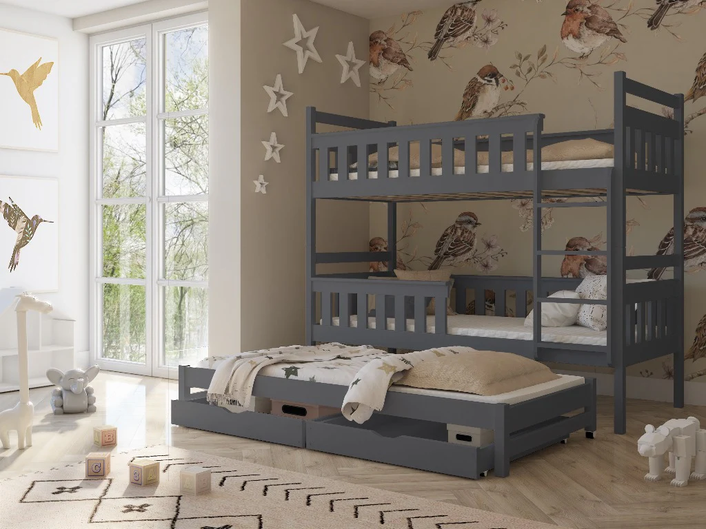 Kors Bunk Bed with Trundle and Storage - Image 12
