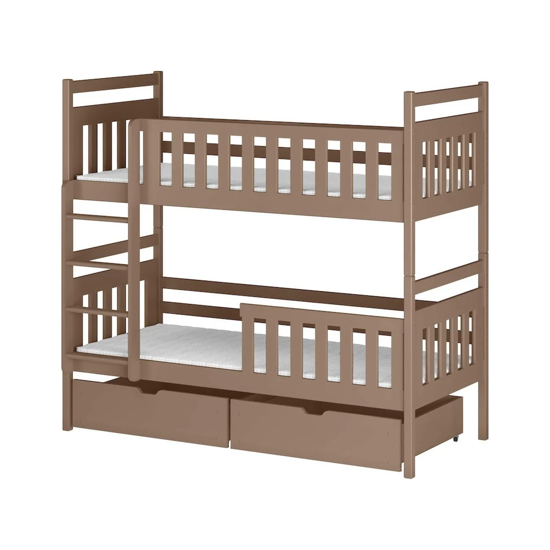 Wooden Bunk Bed Monika with Storage - Image 20