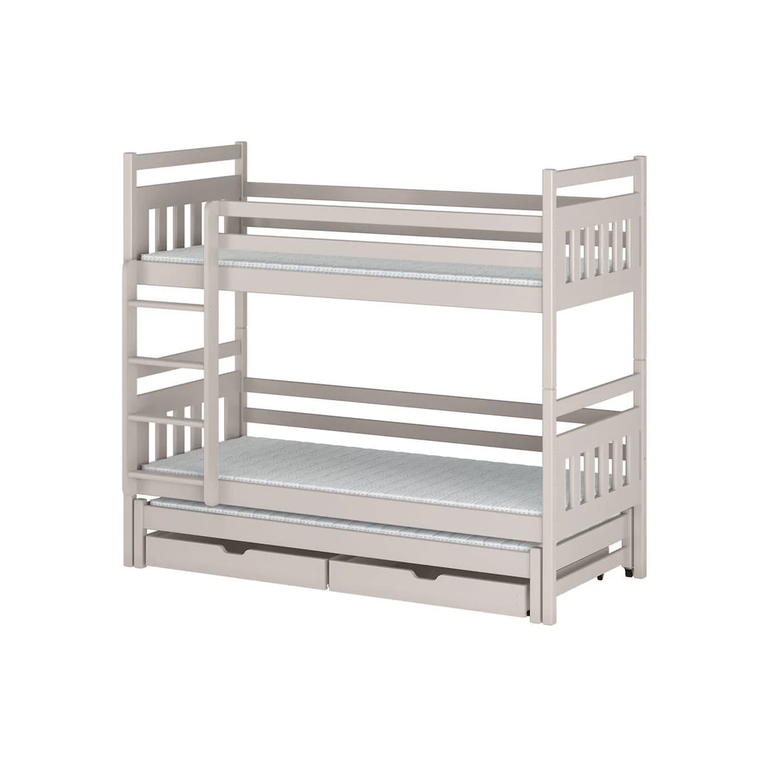Seweryn Bunk Bed with Trundle and Storage - Image 15
