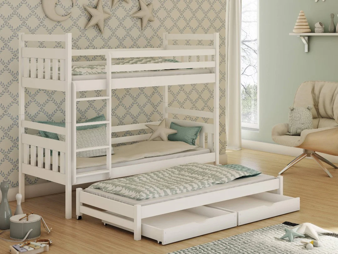 Seweryn Bunk Bed with Trundle and Storage - Image 4