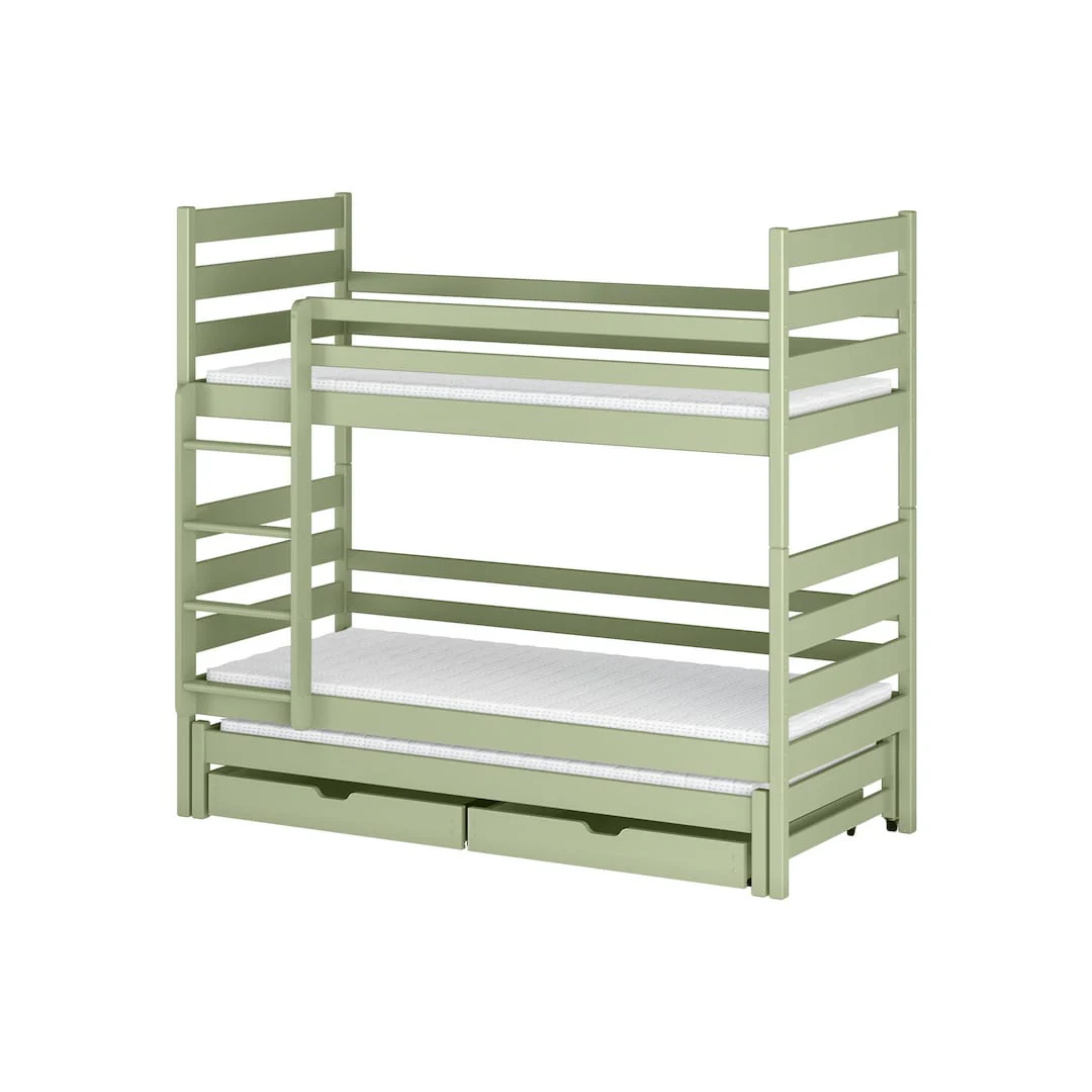 Tomi Bunk Bed with Trundle and Storage - Image 11