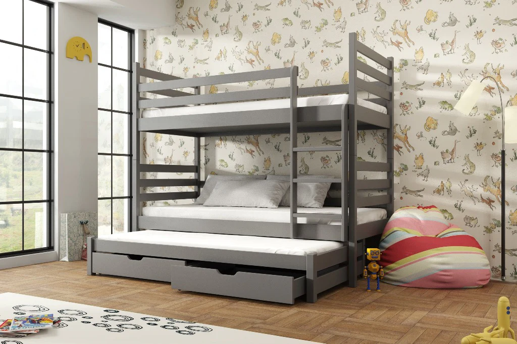 Tomi Bunk Bed with Trundle and Storage - Image 7