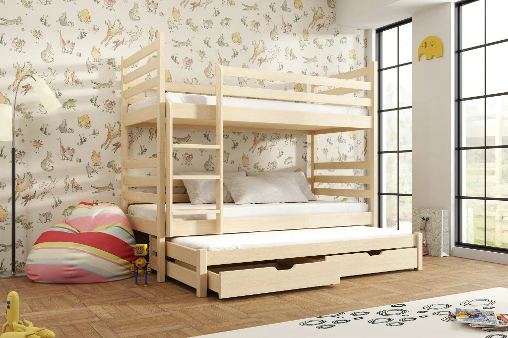 Tomi Bunk Bed with Trundle and Storage - Image 8