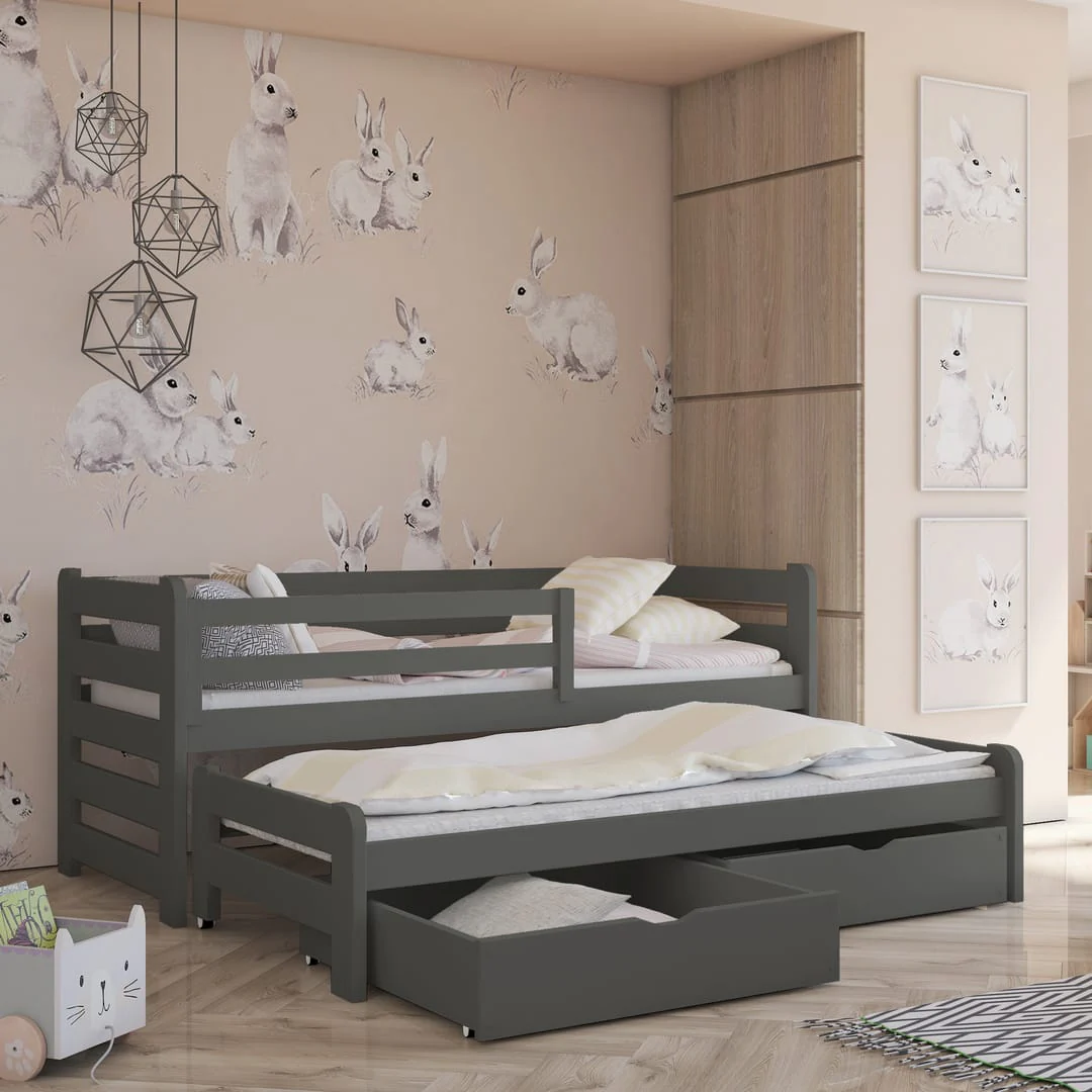 Senso Double Bed with Trundle