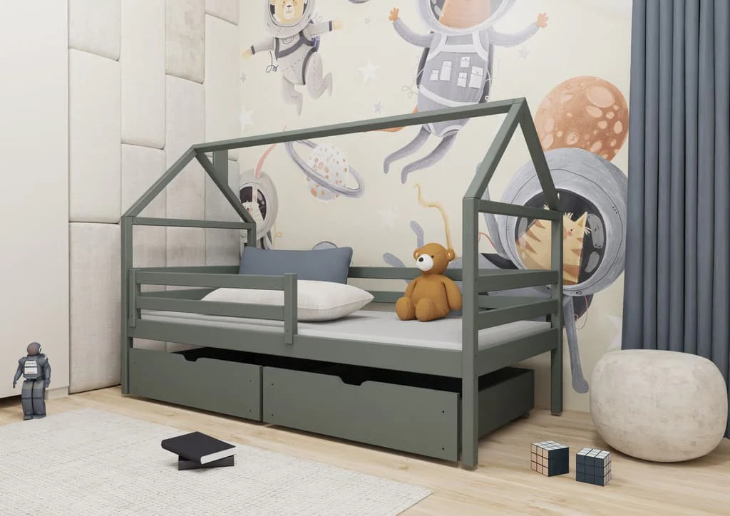 Wooden Single Bed Aaron With Storage - Image 11