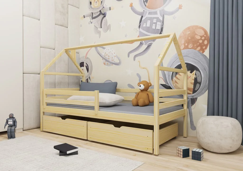 Wooden Single Bed Aaron With Storage - Image 15