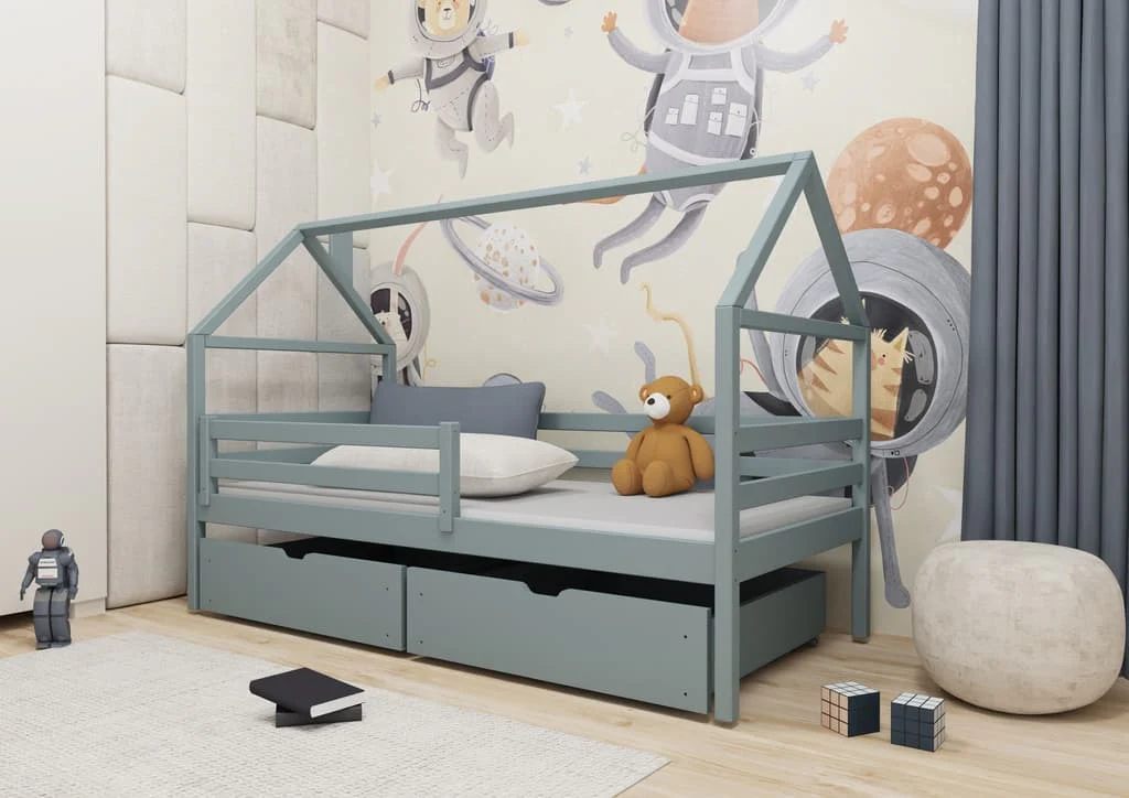 Wooden Single Bed Aaron With Storage - Image 3