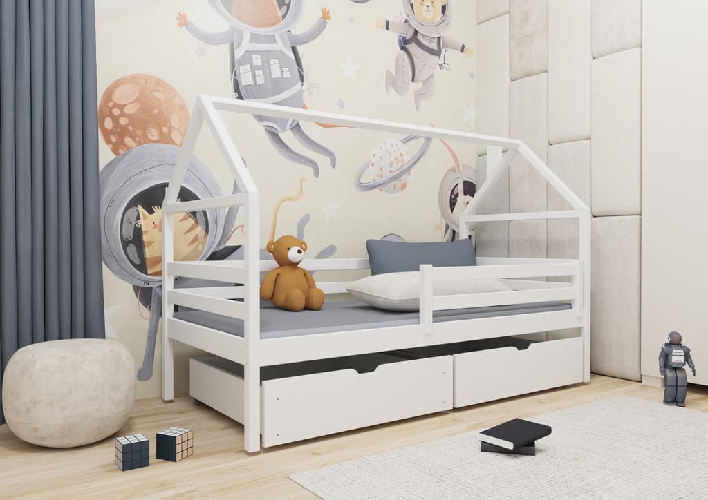 Wooden Single Bed Aaron With Storage - Image 6