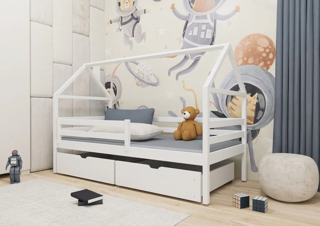 Wooden Single Bed Aaron With Storage - Image 7