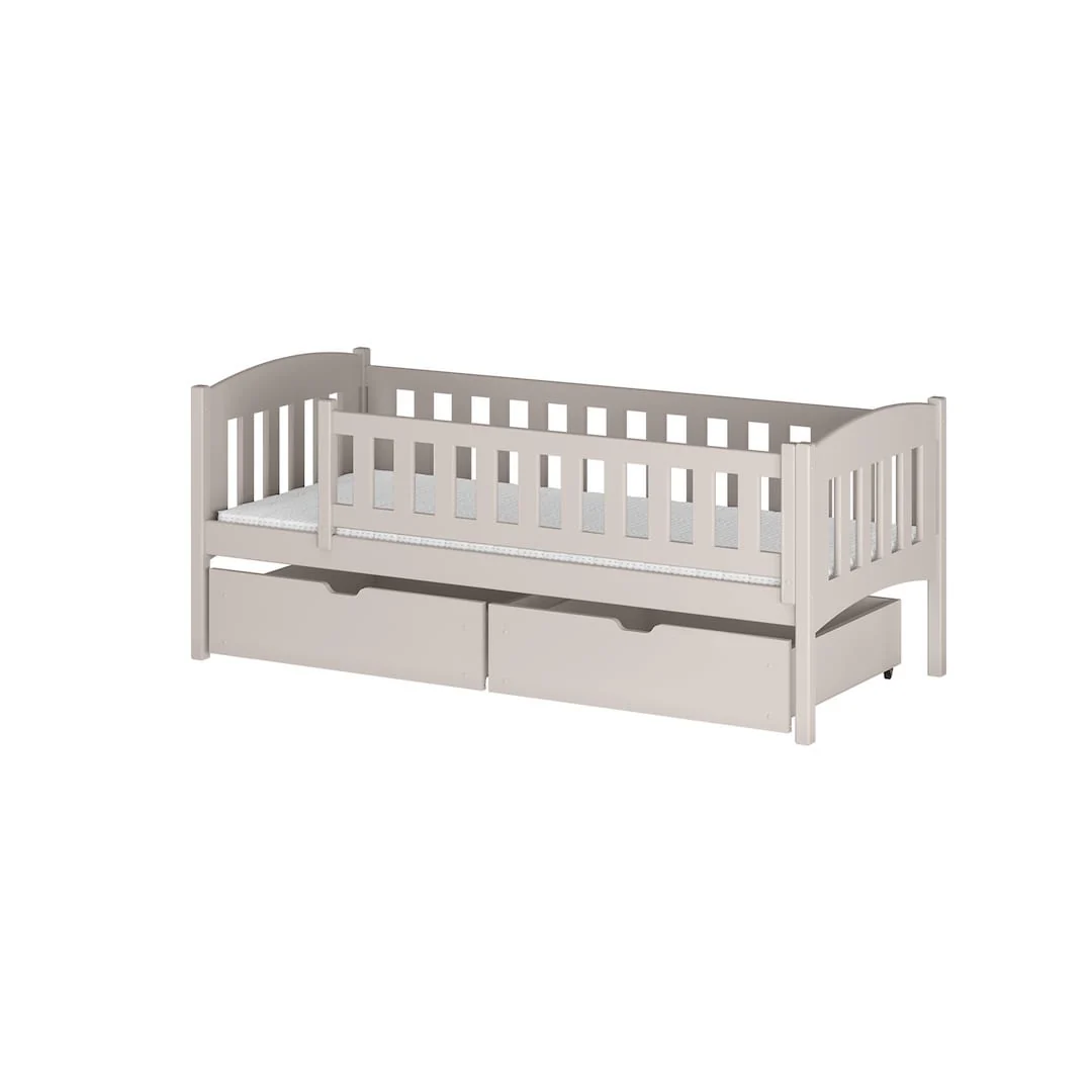 Wooden Single Bed Gucio with Storage - Image 13