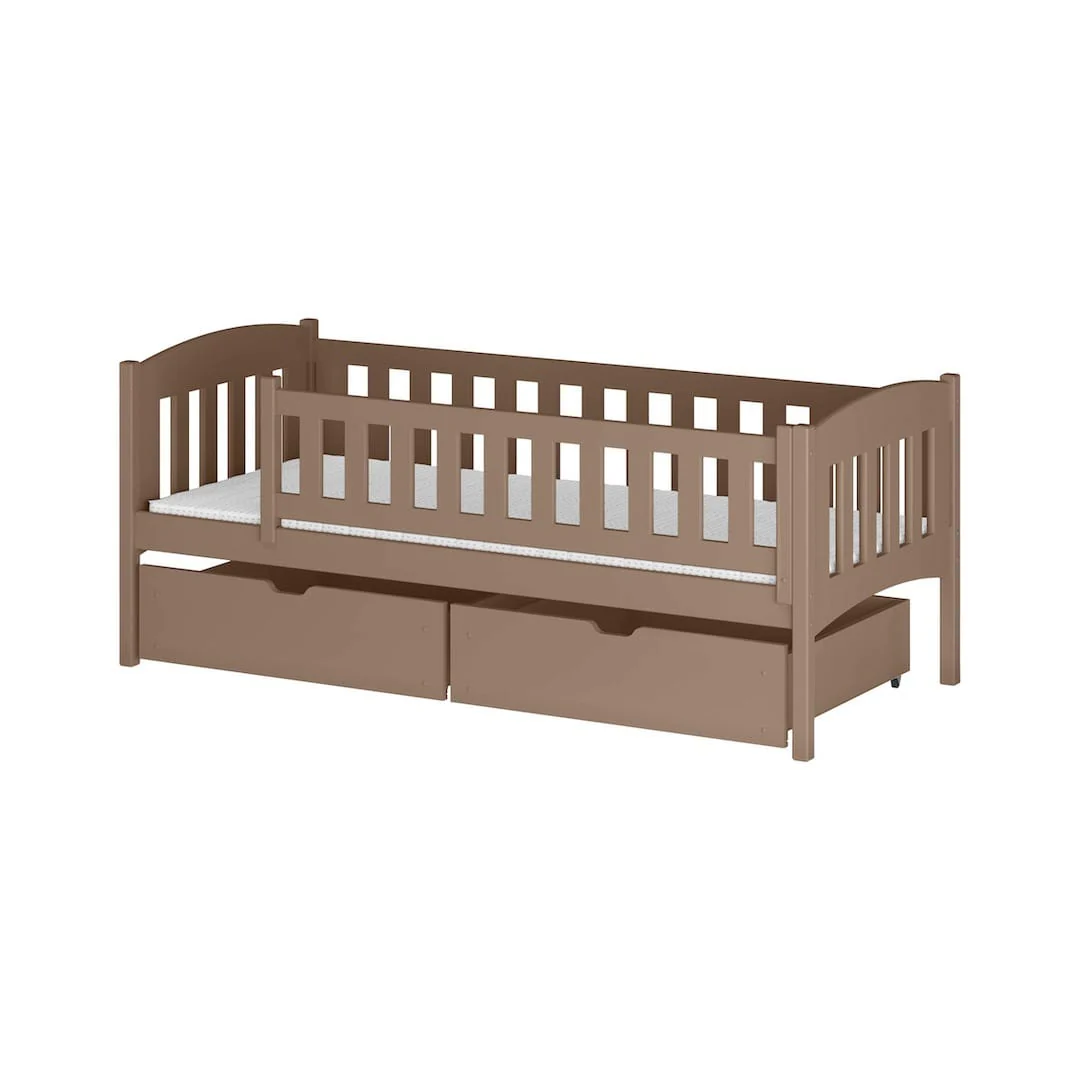 Wooden Single Bed Gucio with Storage - Image 17
