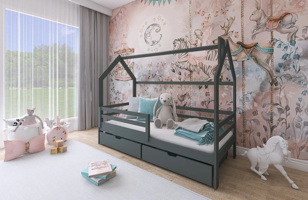 Wooden Single Bed Lila Bed With Storage - Image 3