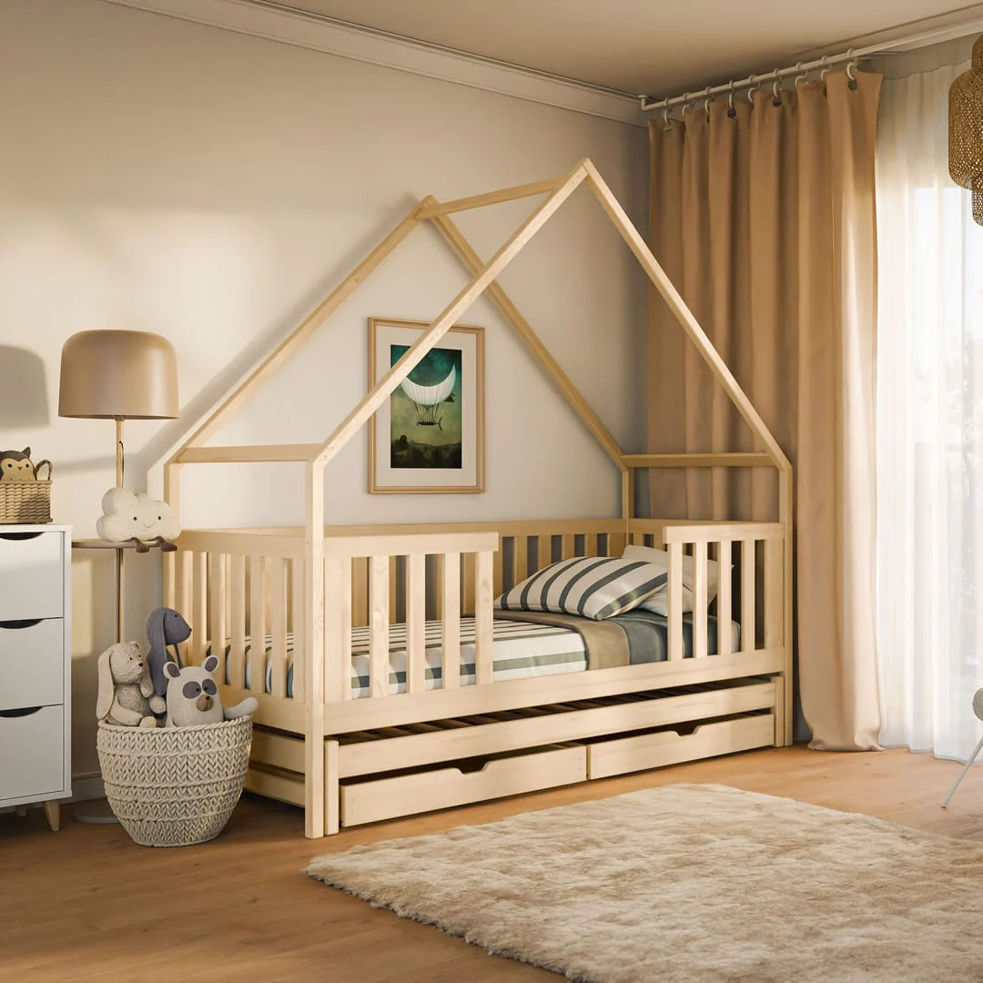 Wooden Single Bed Magic With Trundle - Image 3