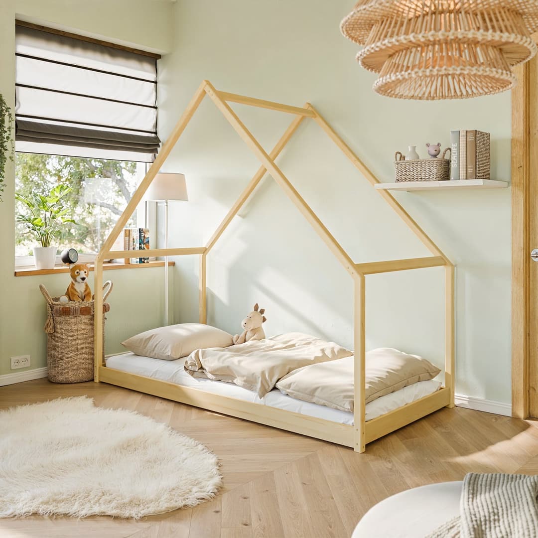 Wooden Single House Bed Morris - Image 3
