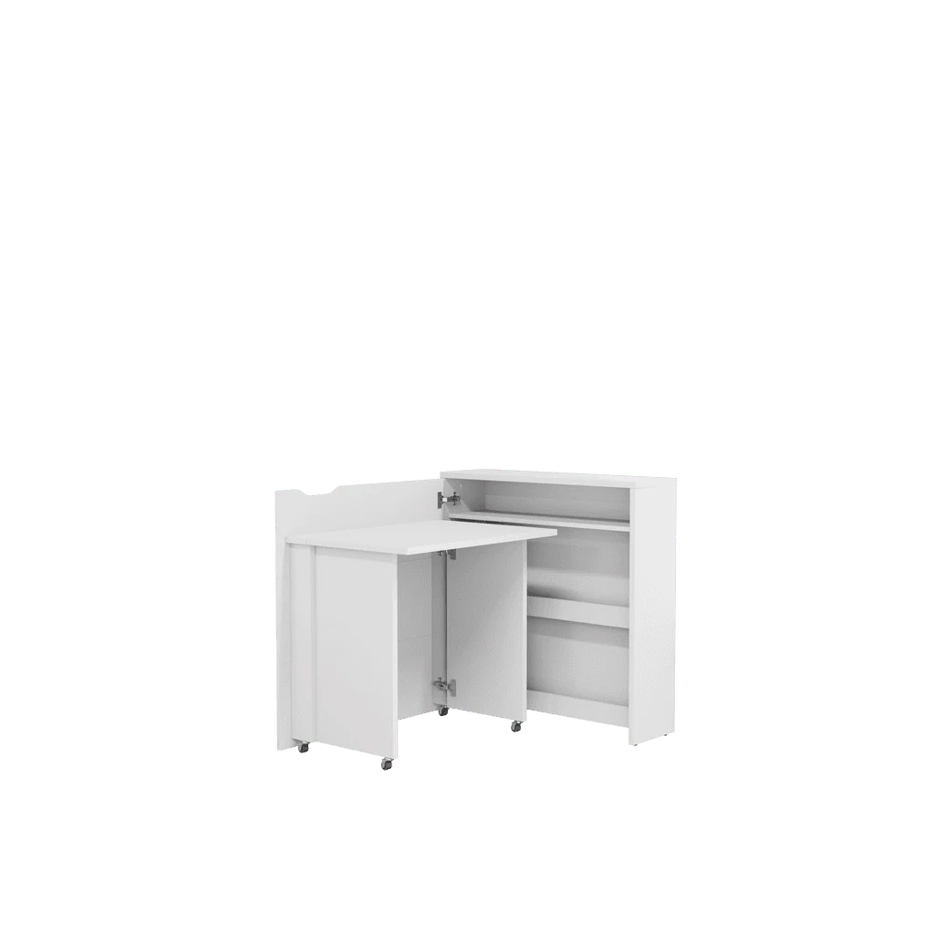 Work Concept Slim Convertible Hidden Desk 90cm - Image 6