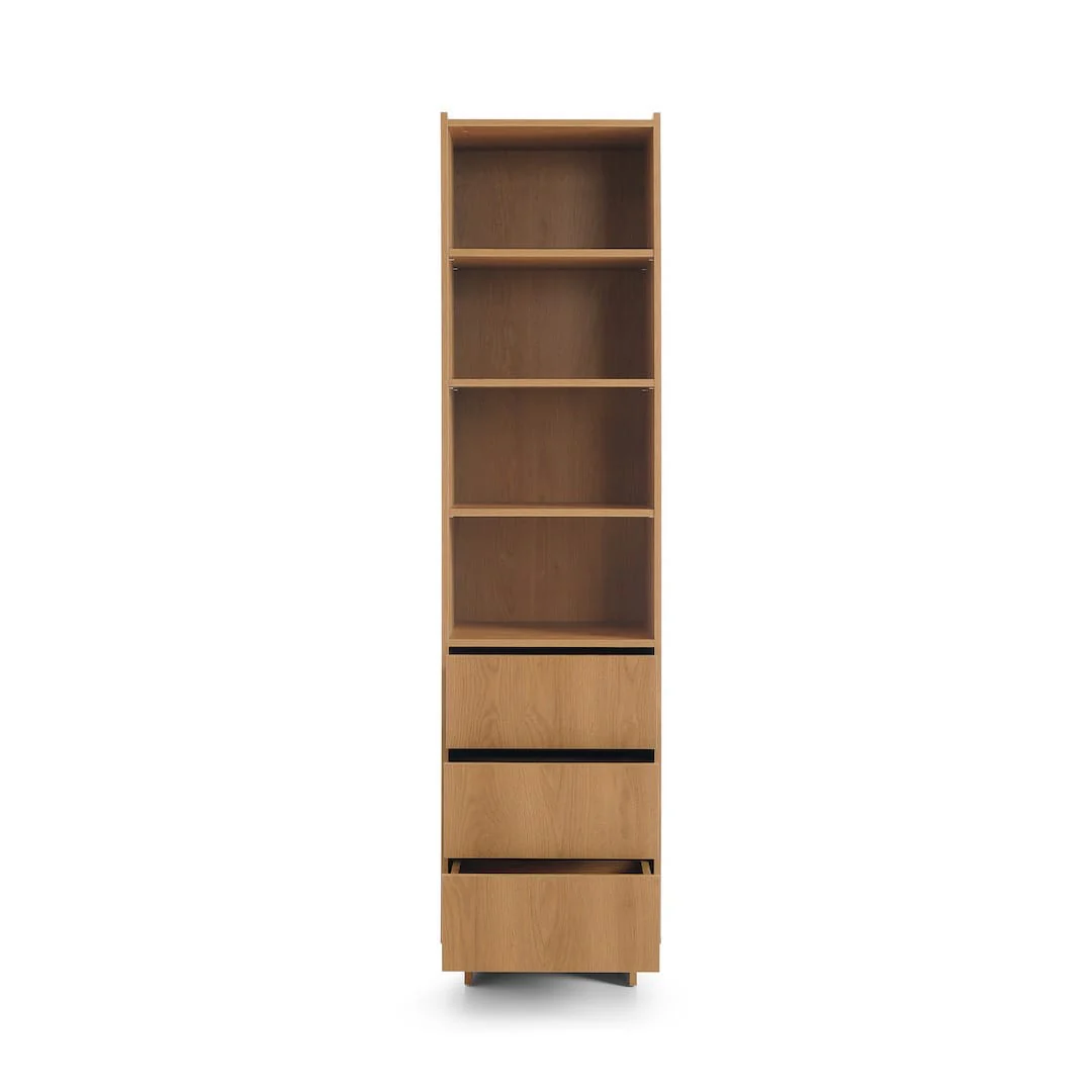 Yasumi Tall Bookcase 50cm - Image 2