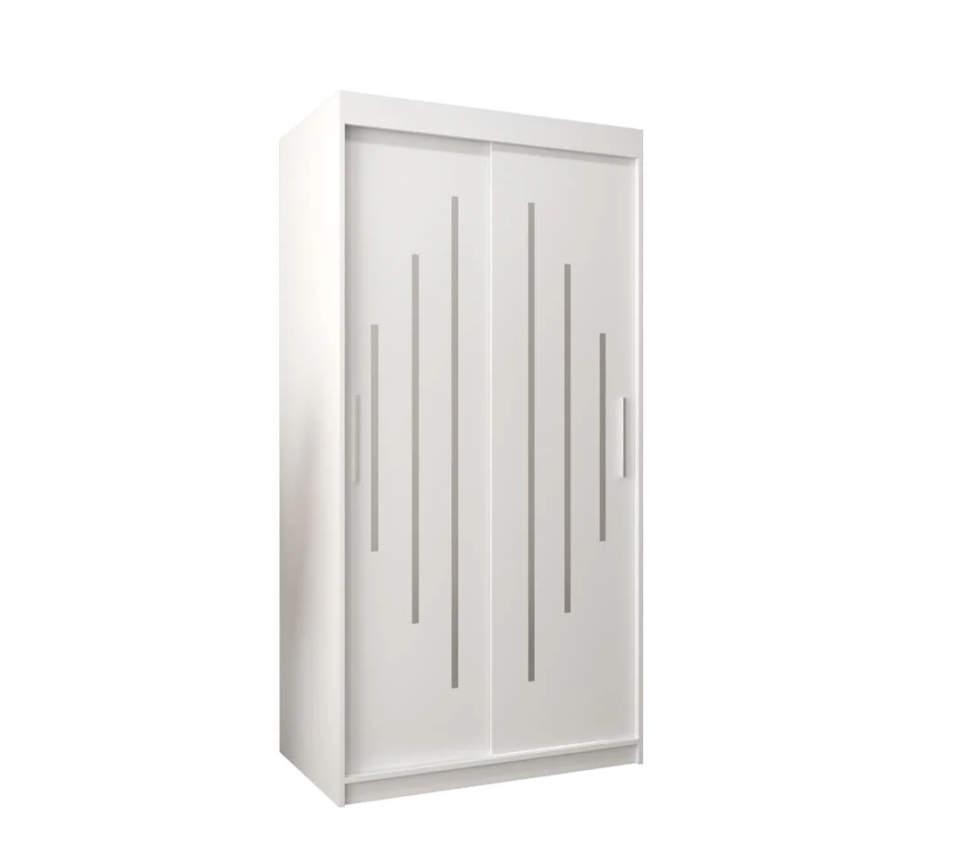 York Sliding Door Wardrobe 100cm - Image 6