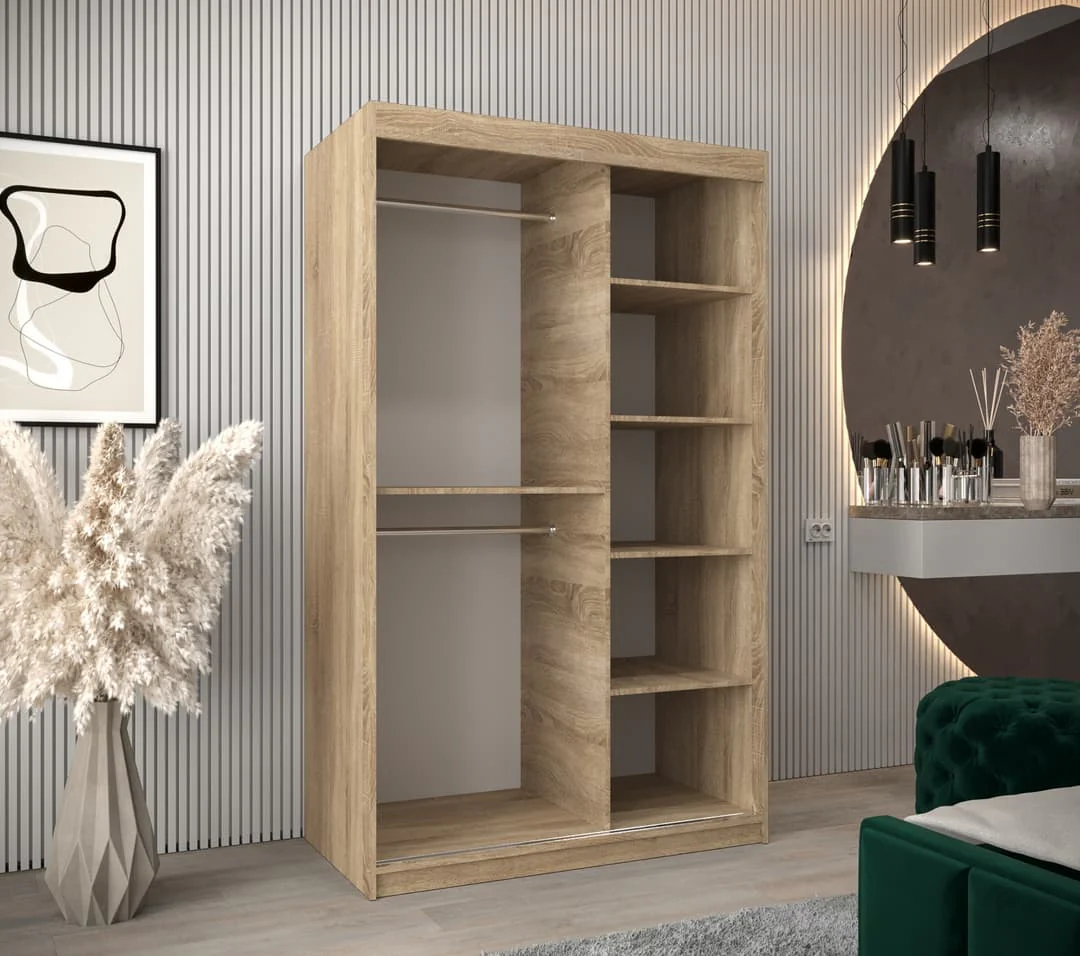 York Sliding Door Wardrobe 120cm - Image 15