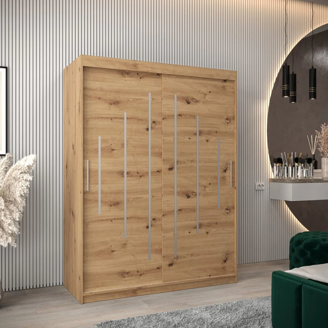 York Sliding Door Wardrobe 150cm - Image 10