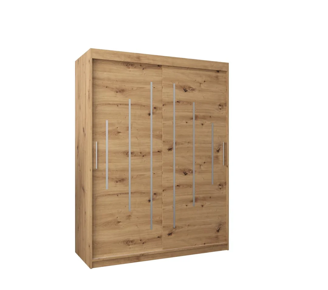 York Sliding Door Wardrobe 150cm - Image 9