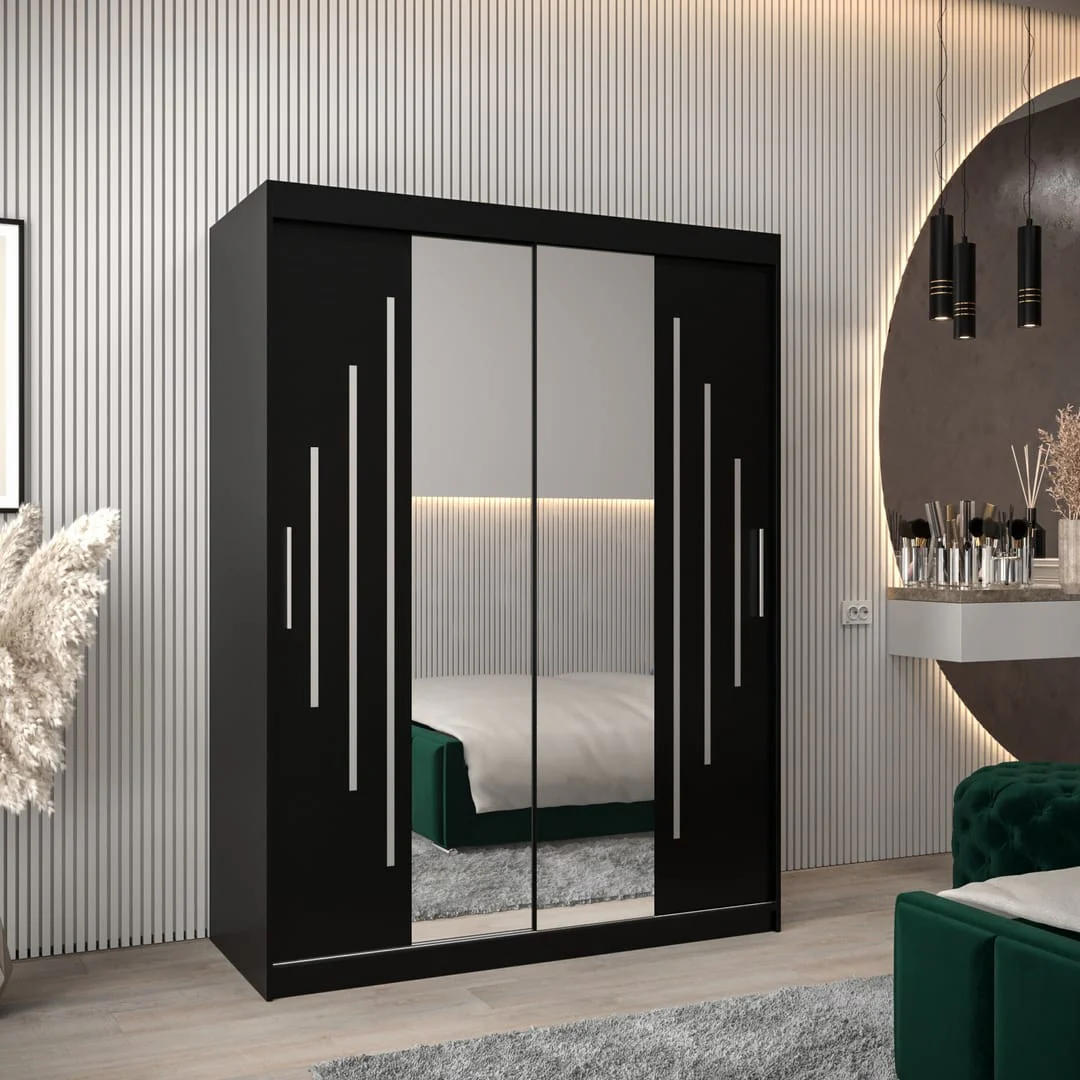 York I Sliding Door Wardrobe 150cm - Image 5